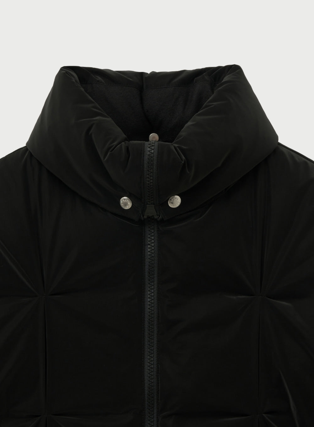 (W) Tuck Detail Cropped Down Jacket