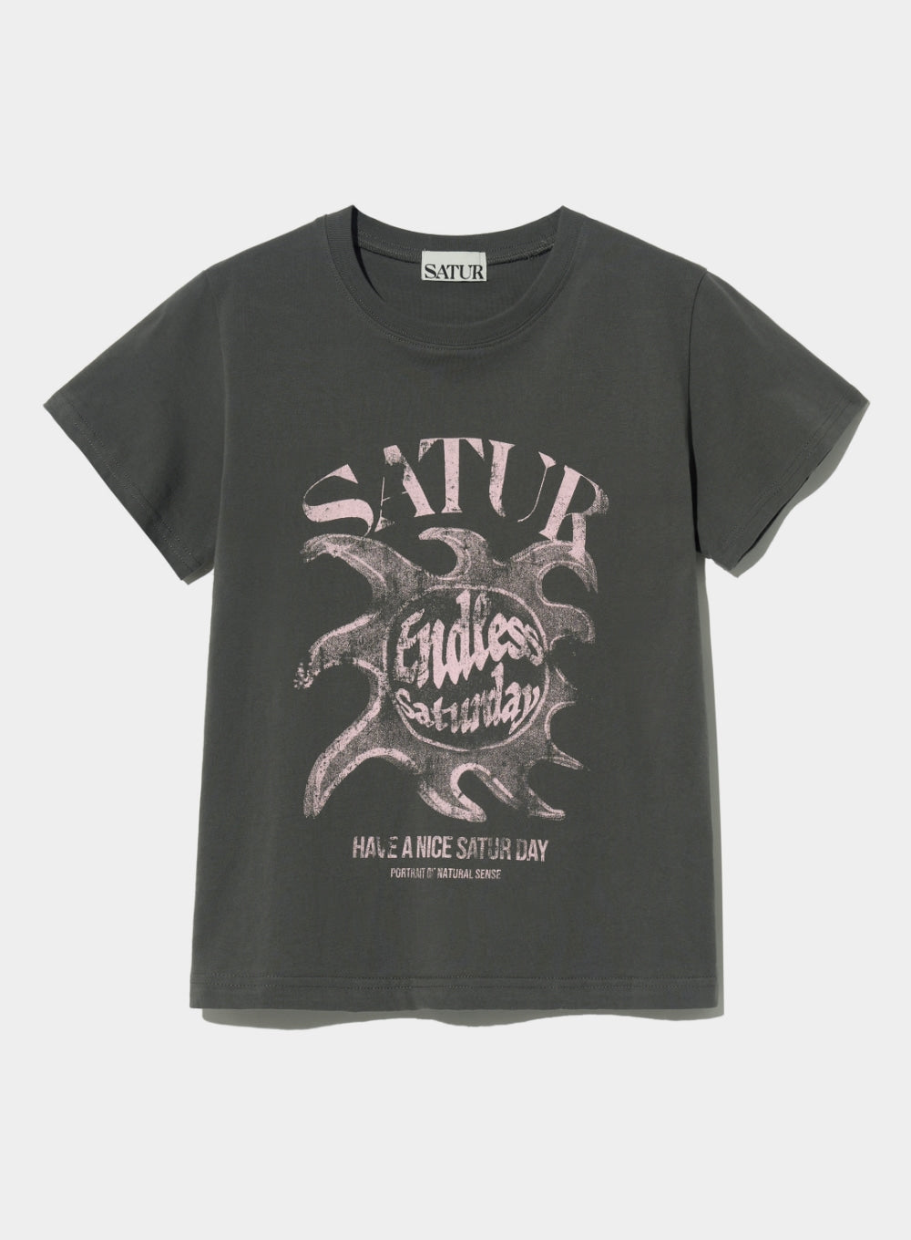 (W) Sun Retro Graphic T-shirts