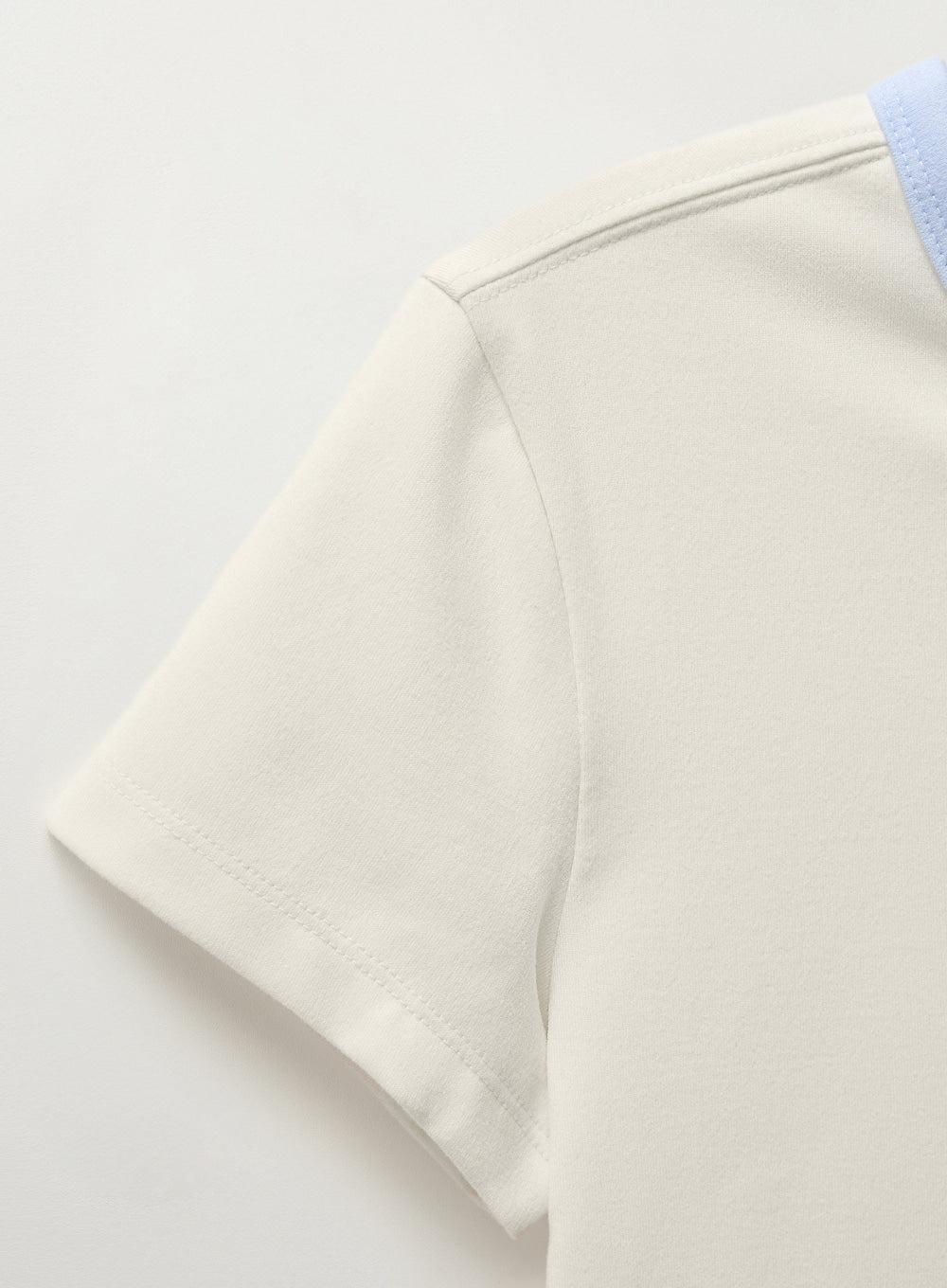 (W) Apero Slim Cropped Fit Ringer T-shirts