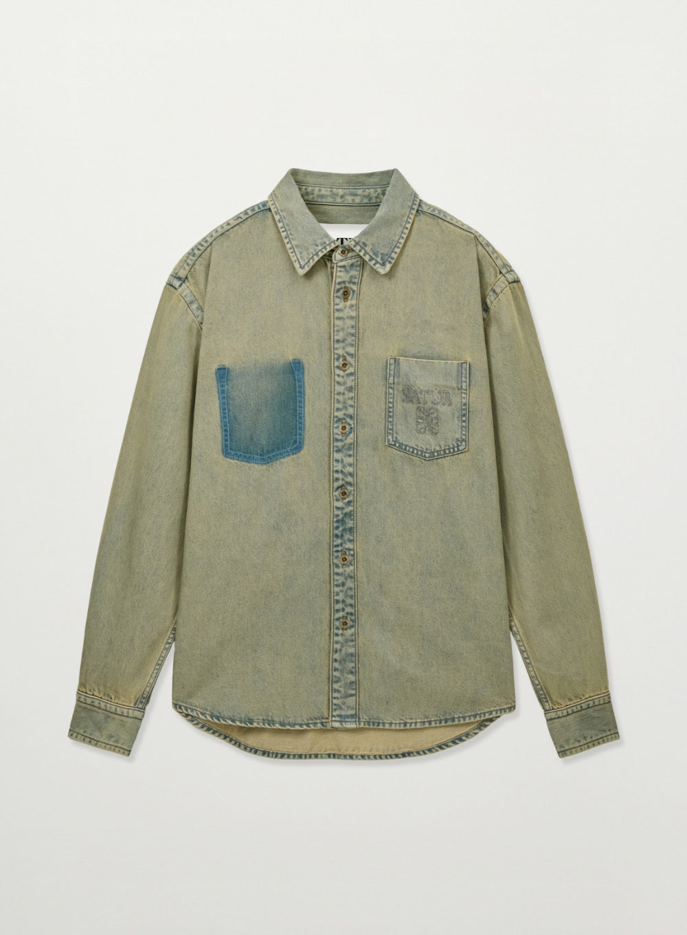 (U) Washed Denim Shirt