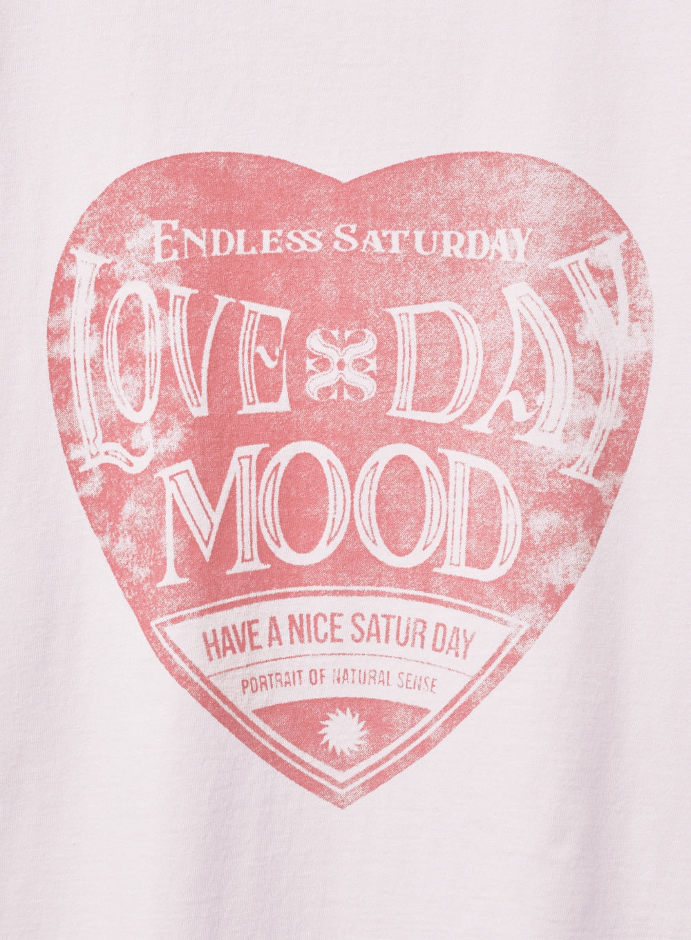 (W) Saturday Retro Mood Graphic T-shirts