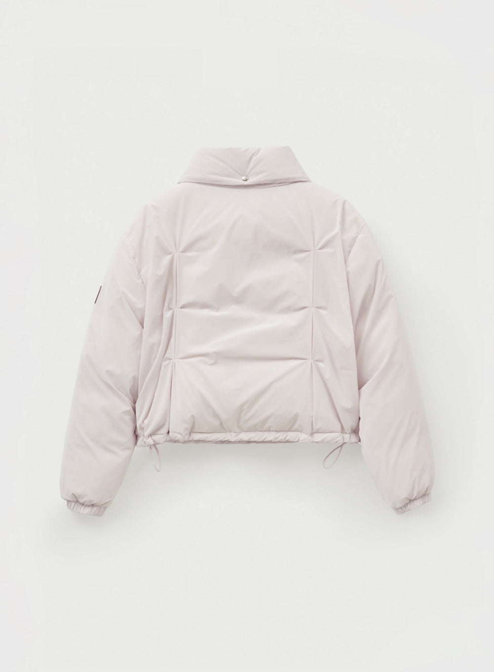 (W) Tuck Detail Cropped Down Jacket