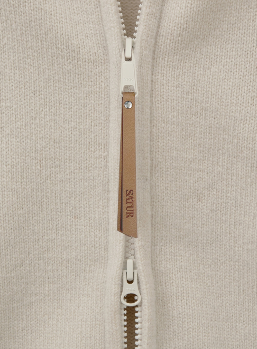 (U) Satur X Lacoste Knit Collar Zip-up