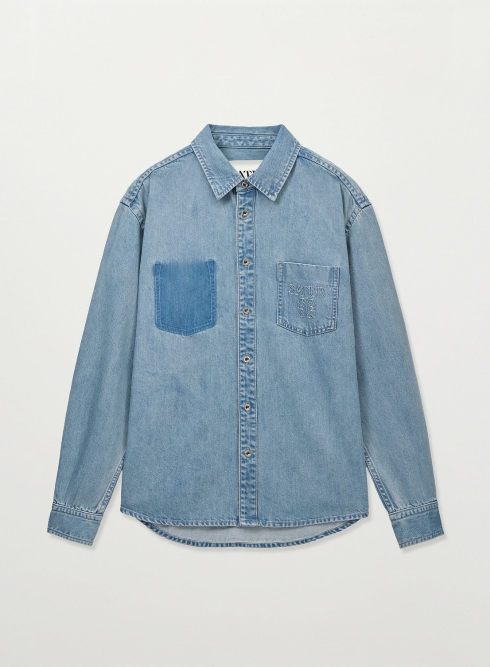 (U) Washed Denim Shirt