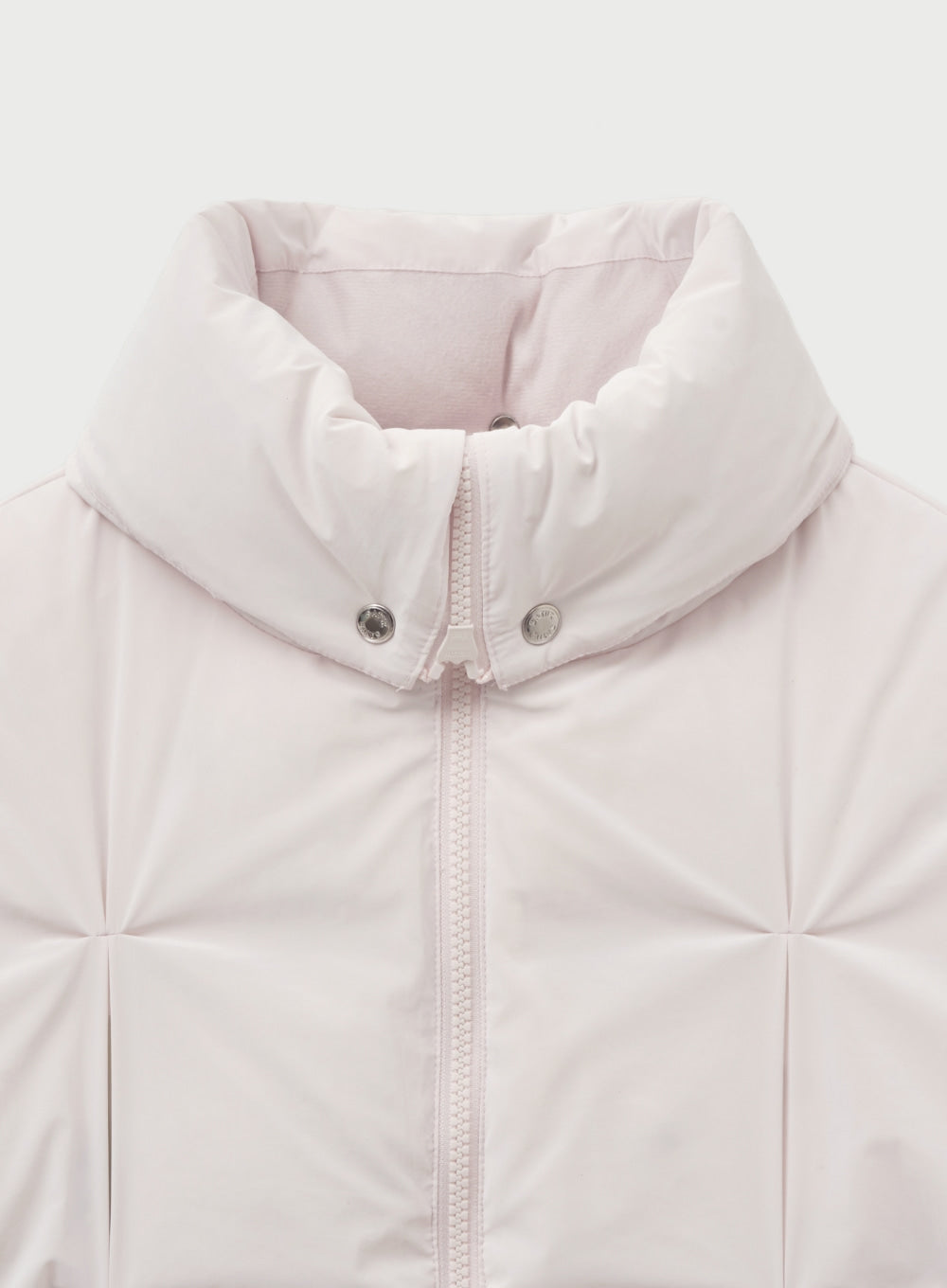(W) Tuck Detail Cropped Down Jacket