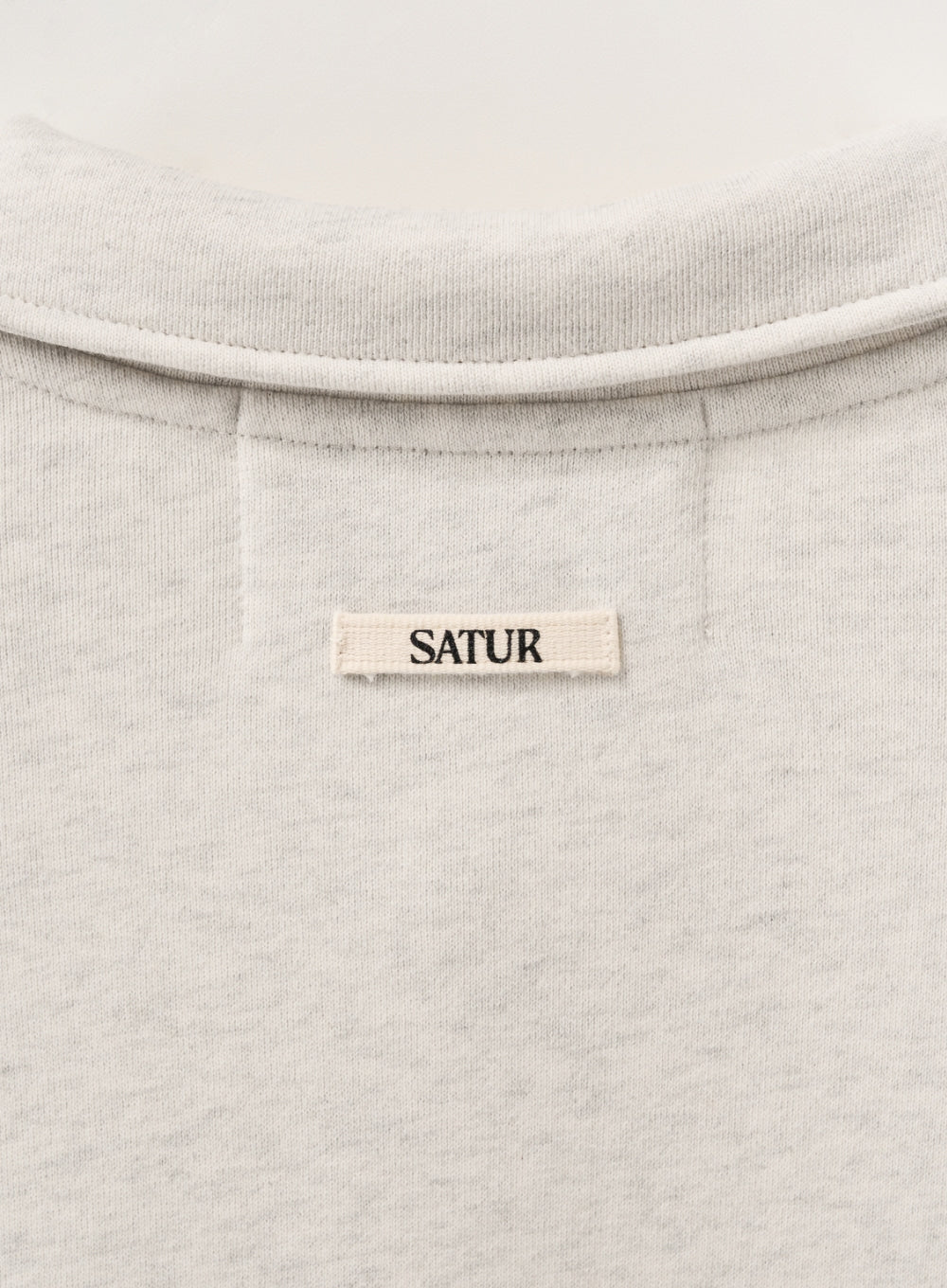 (U) Rope Logo Loose Fit Collar Sweatshirt