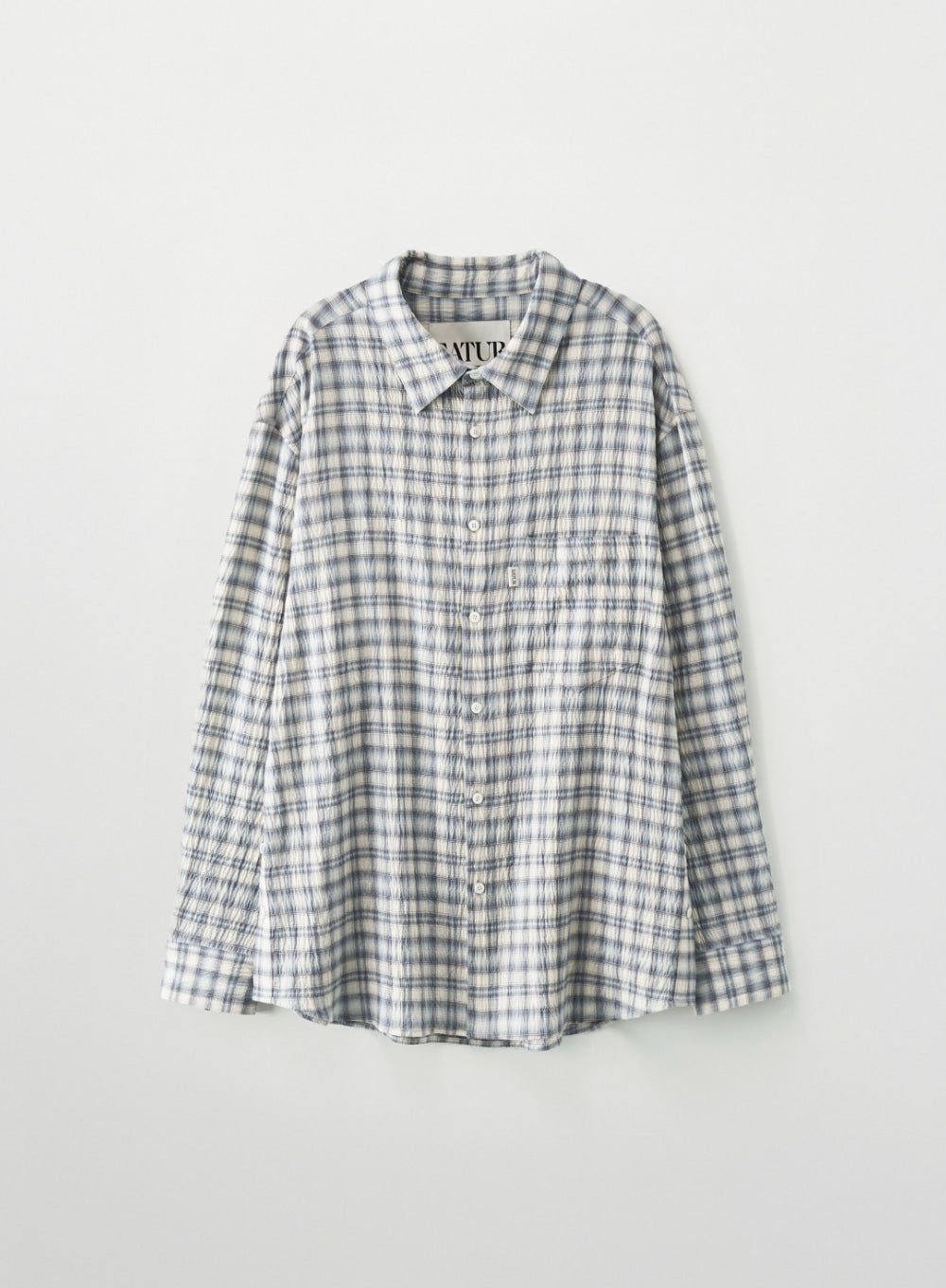 (U) Oversized Check Shirt
