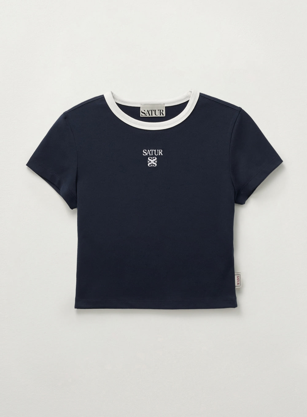 (W) Apero Slim Cropped Fit Ringer T-shirts