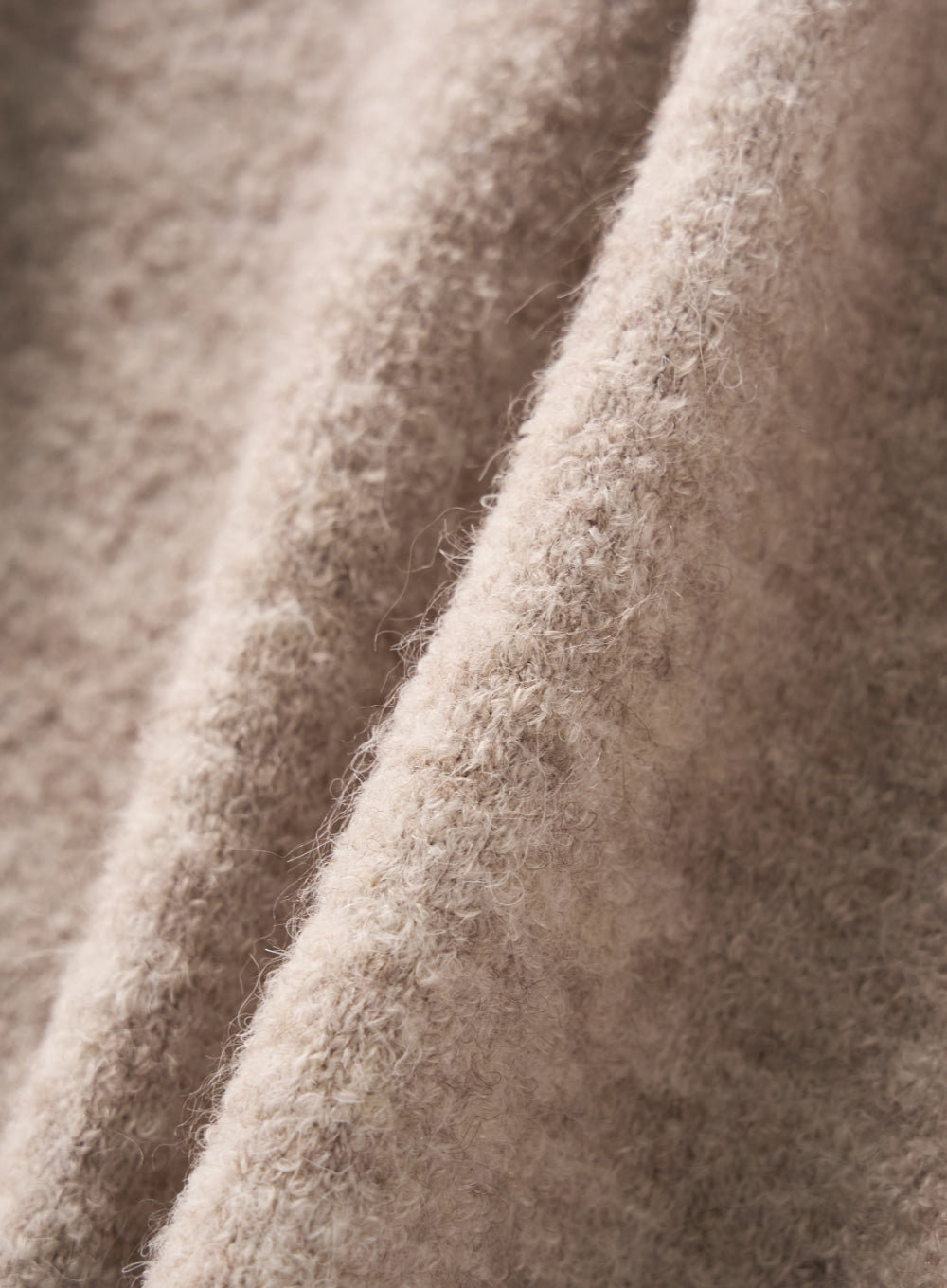 (W) Lawton Semi Cropped Knit Zip-up