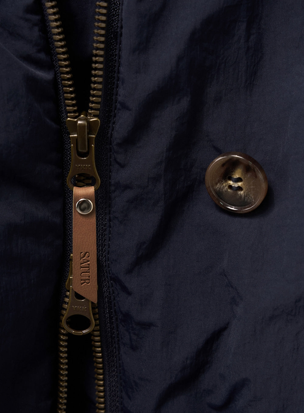 (W) Wide Collar Ball Padding Cropped Fit Jacket