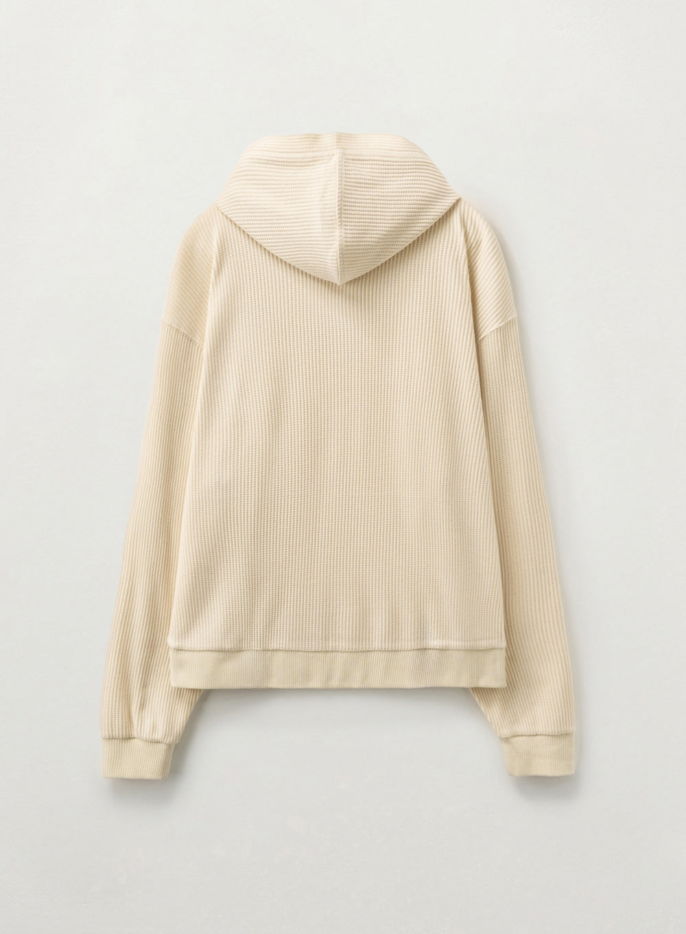 (U) Half Button Waffle Hoodie
