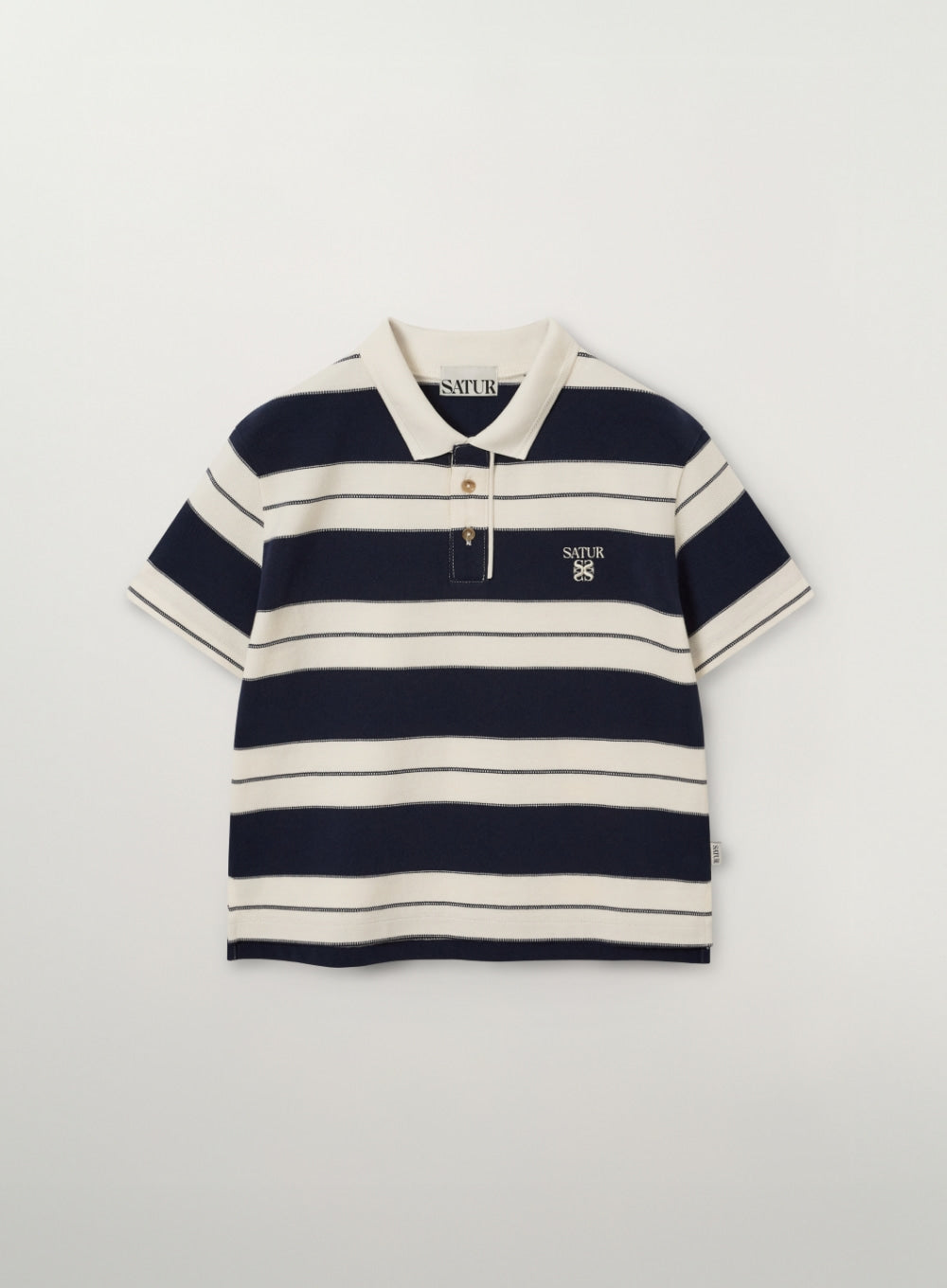 (W) Apero Stripe Pique String T-shirt