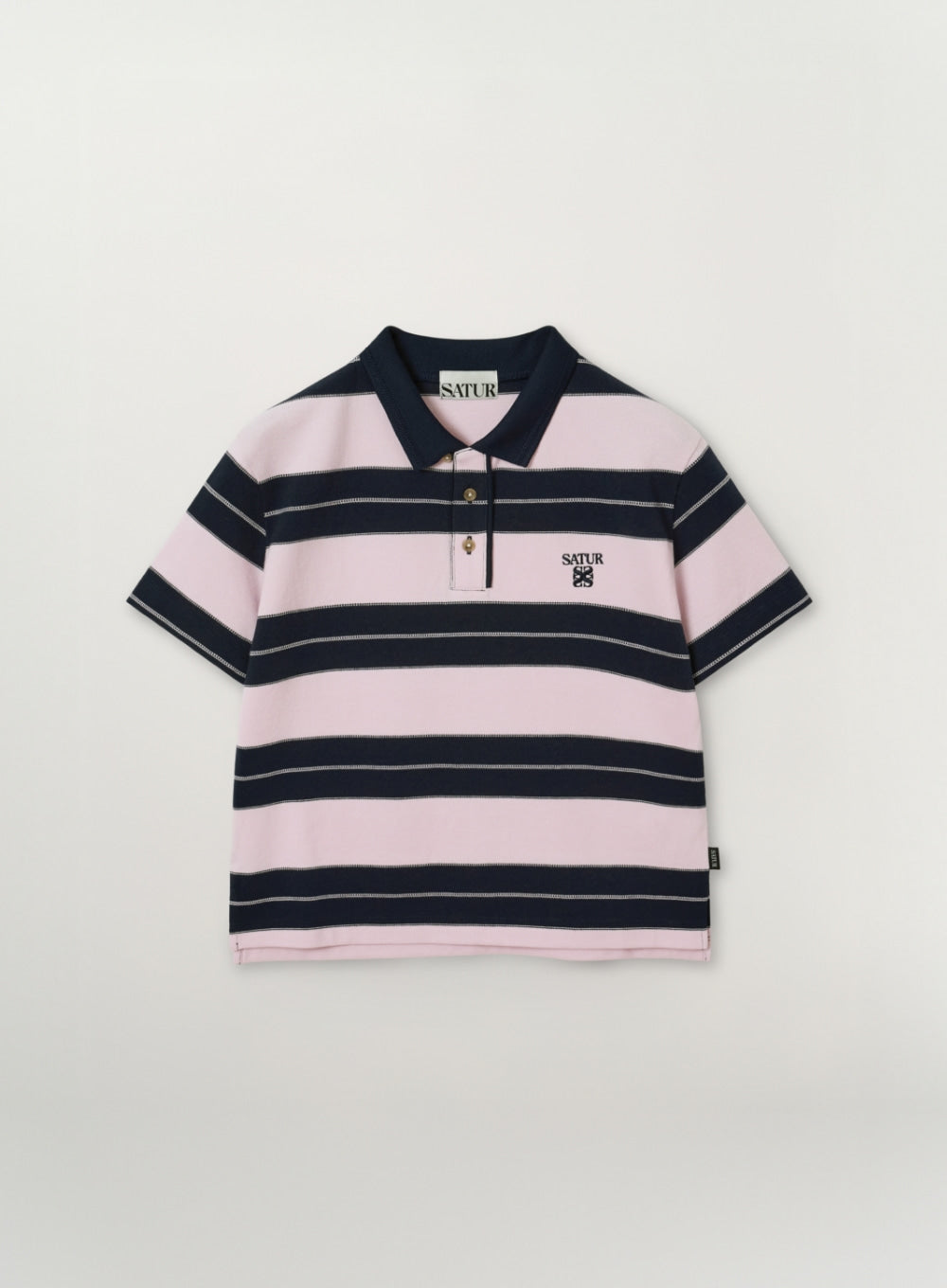 (W) Apero Stripe Pique String T-shirt