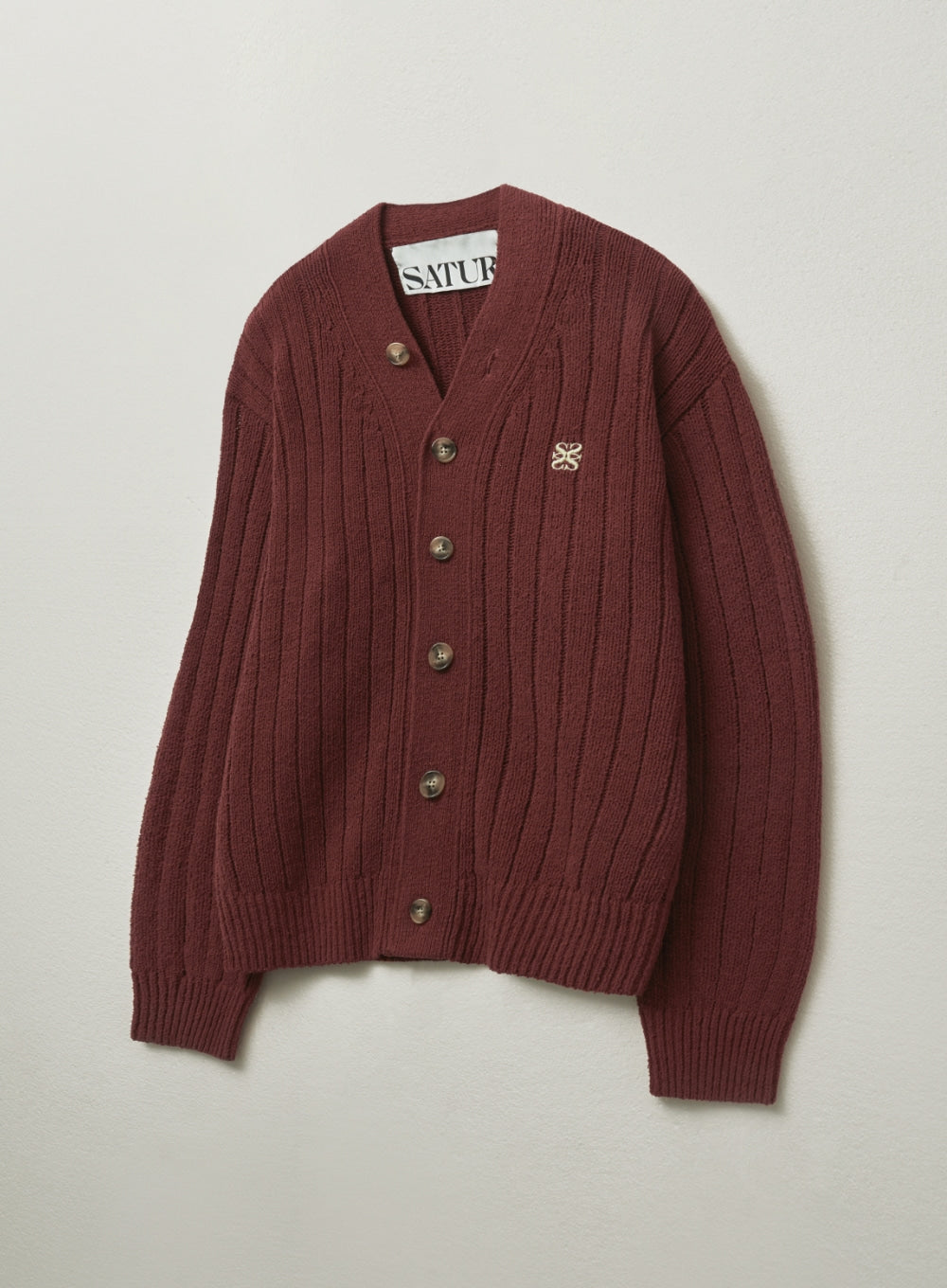 M) Faro Over Size Boucle Cardigan
