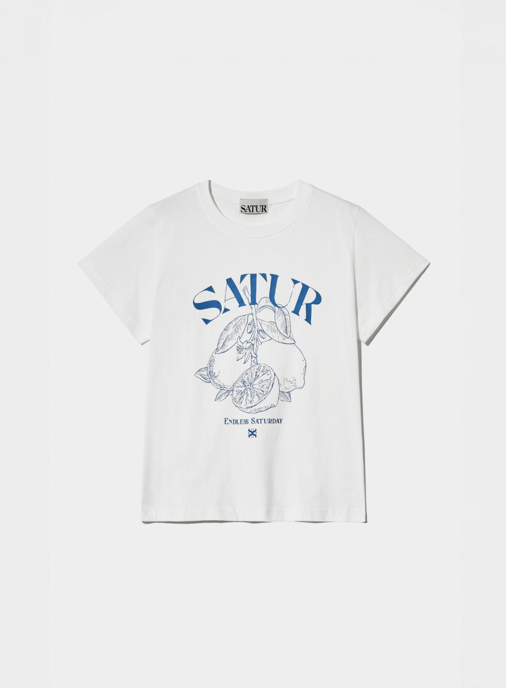 (W) Cafri Citron Drawing Summer Graphic T-Shirts