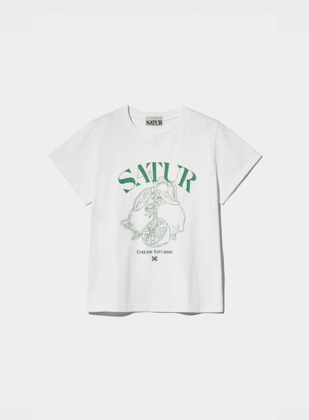 (W) Cafri Citron Drawing Summer Graphic T-Shirts