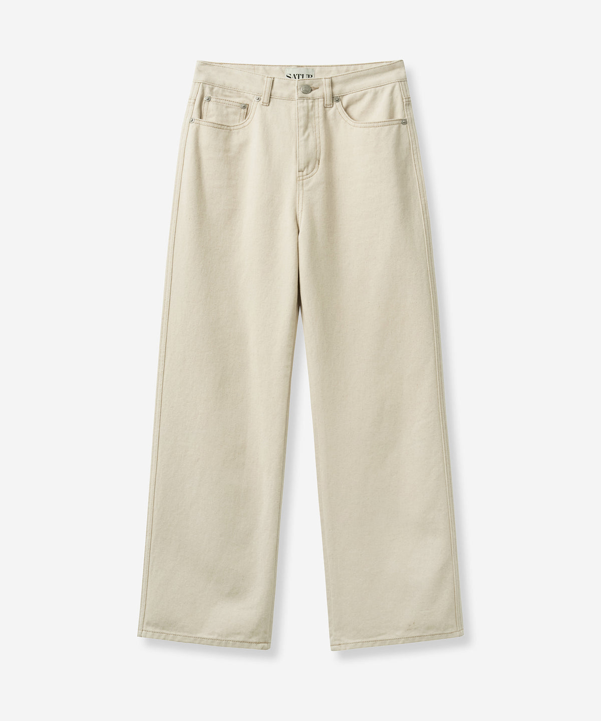 (W) Straight Fit Denim Pants