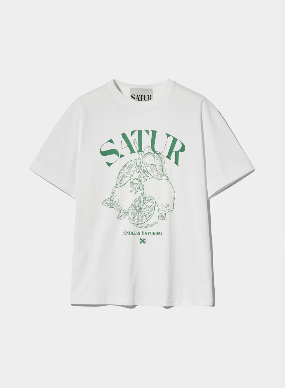 (M) Cafri Citron Drawing Summer Graphic T-Shirts