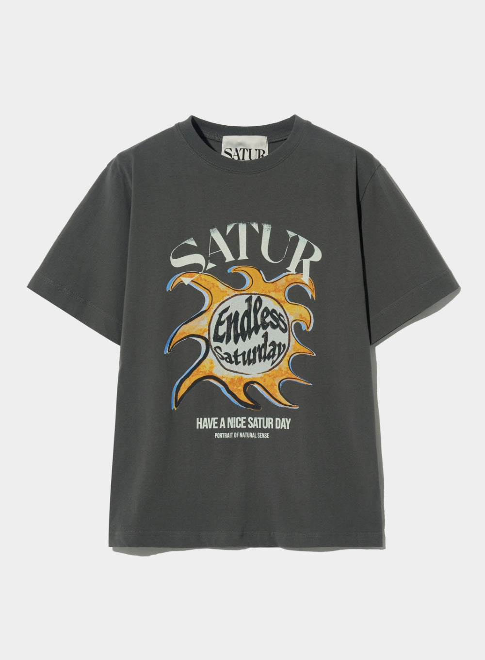 (M) Sun Retro Graphic T-shirts