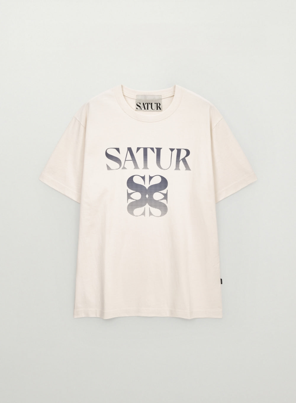 (U) Gradient Big Logo Embroidery T-shirt