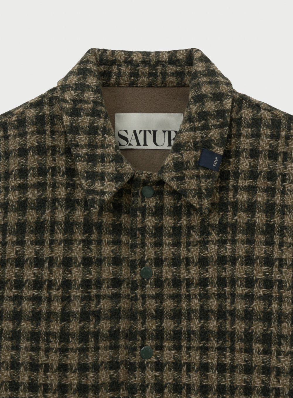 (U) Check Fleece Shirt Jacket