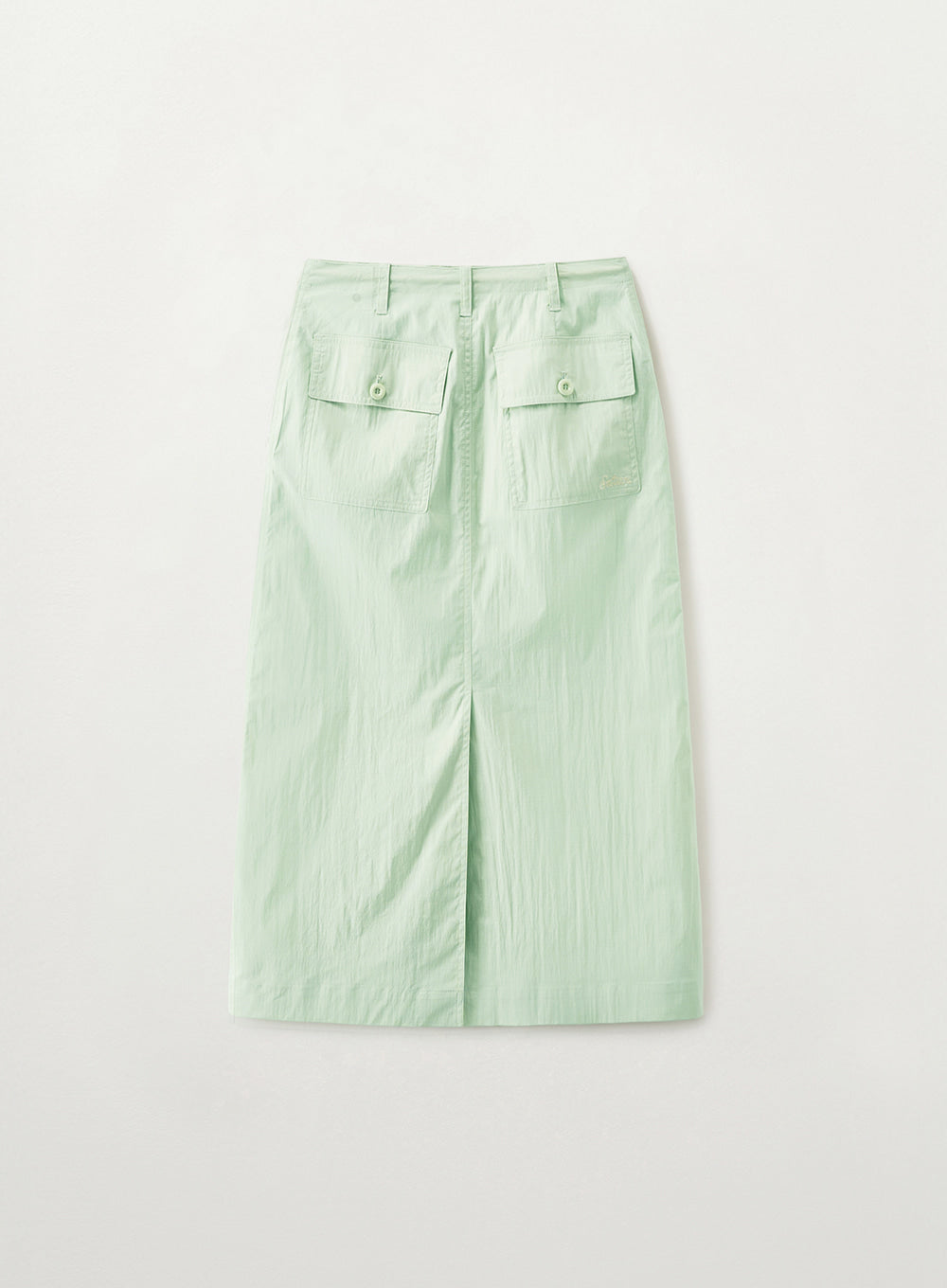 (W) Parachute Long Skirt