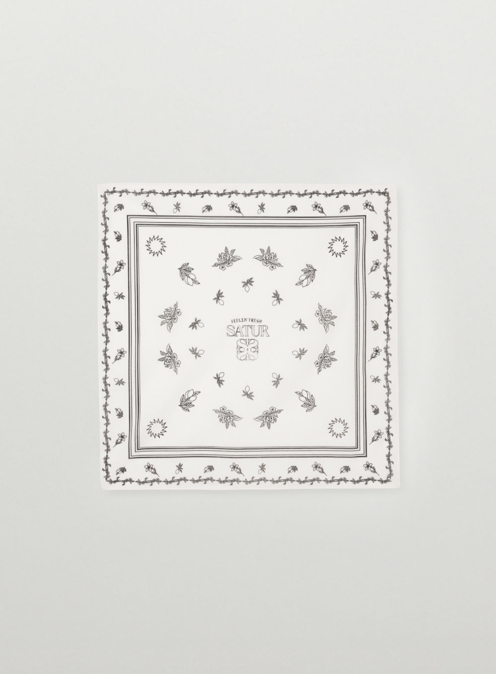 (U) Summer Graphic Cotton Scarf
