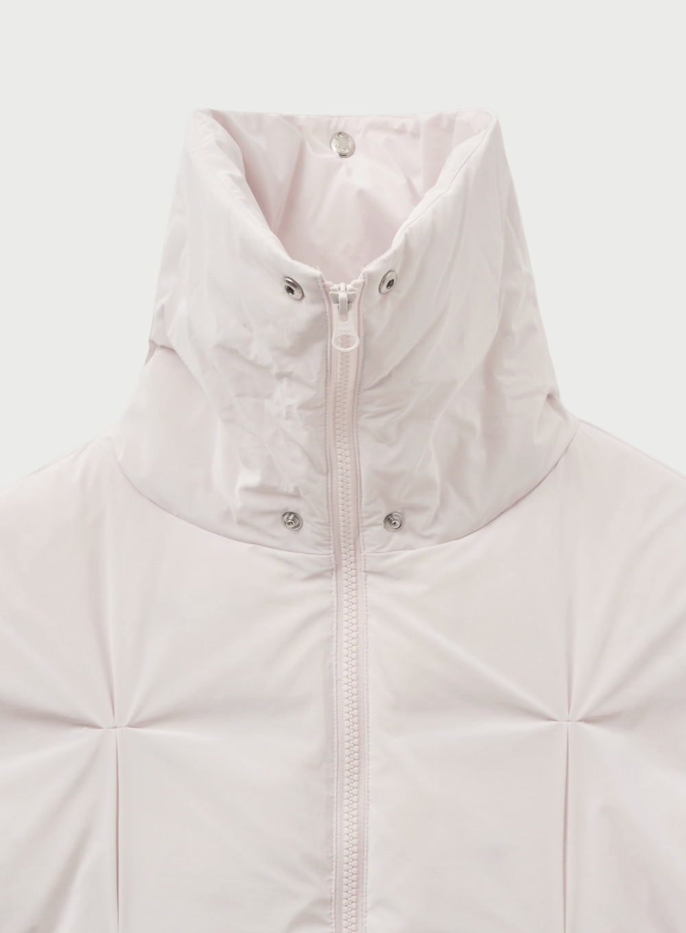 (W) Tuck Detail Cropped Down Jacket