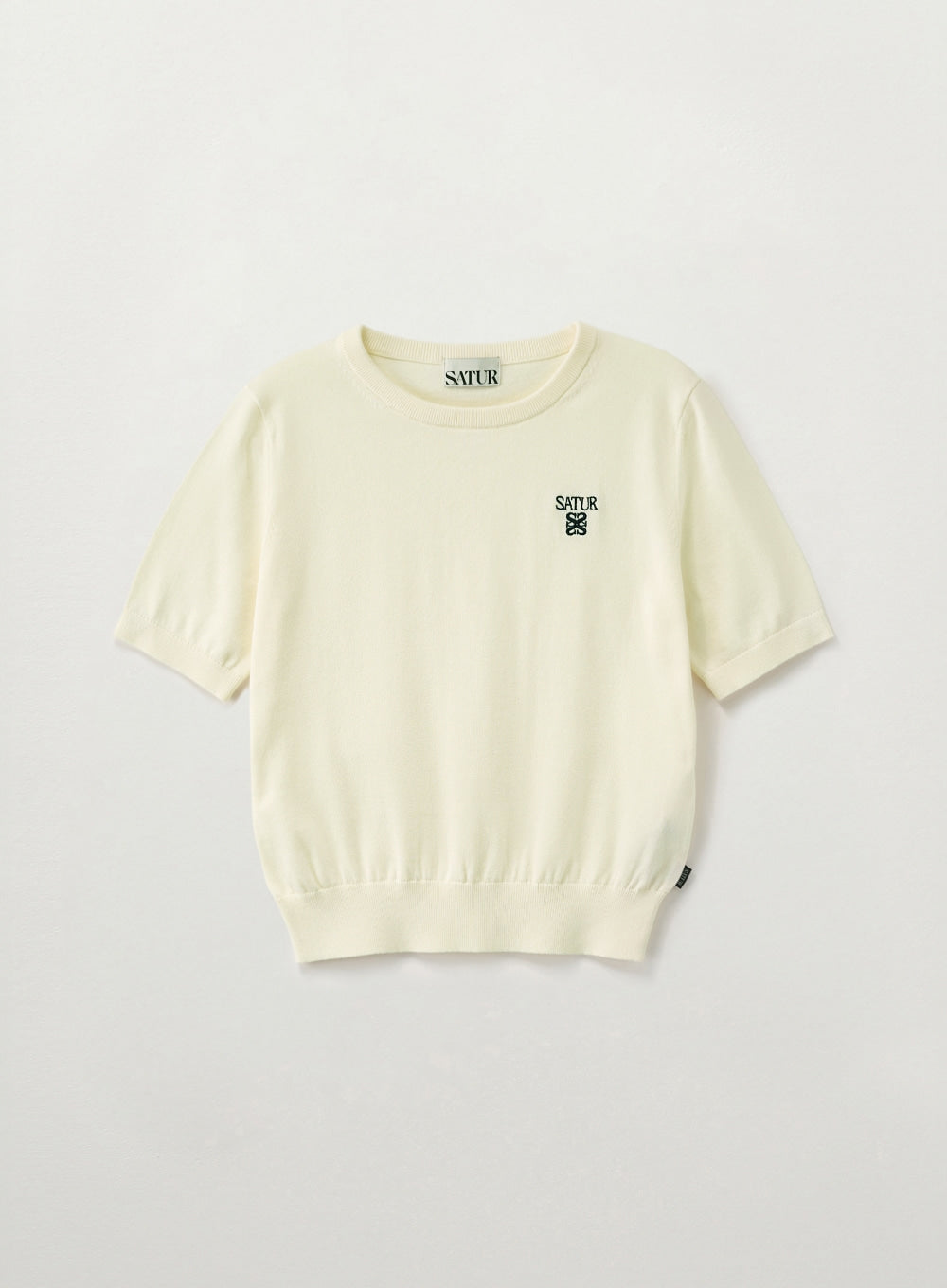 (W) Loren Crew Neck Fine Half Knit