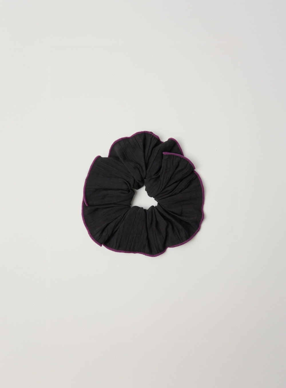 (W) Wrinkle Color-block Scrunch