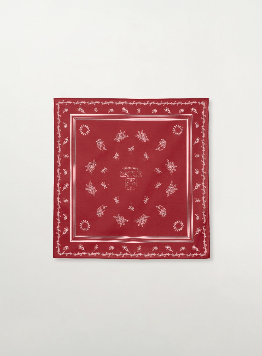 (U) Summer Graphic Cotton Scarf