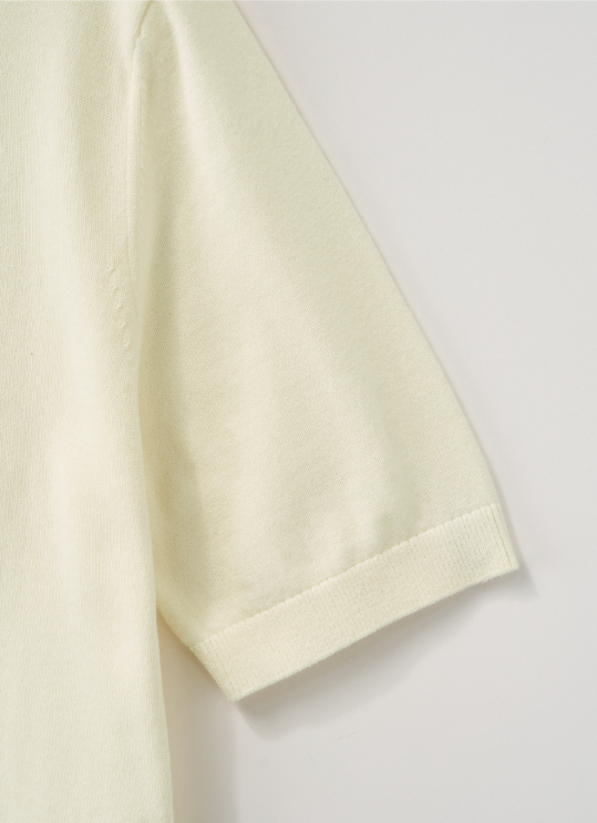 (W) Loren Crew Neck Fine Half Knit