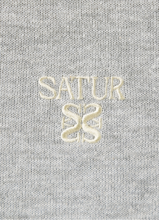 (W) Loren Crew Neck Fine Half Knit
