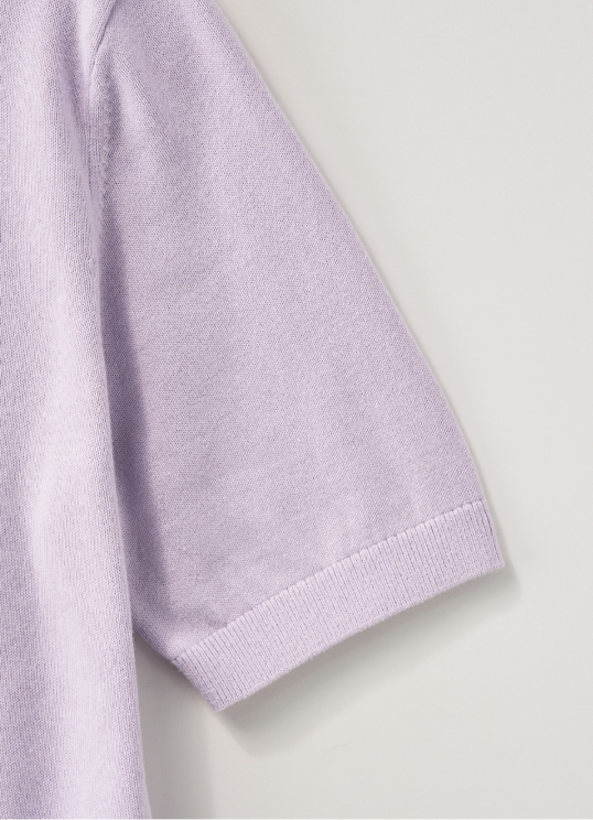 (W) Loren Crew Neck Fine Half Knit