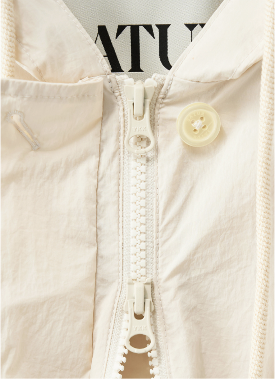 (W) Cropped Hood Wind Jacket