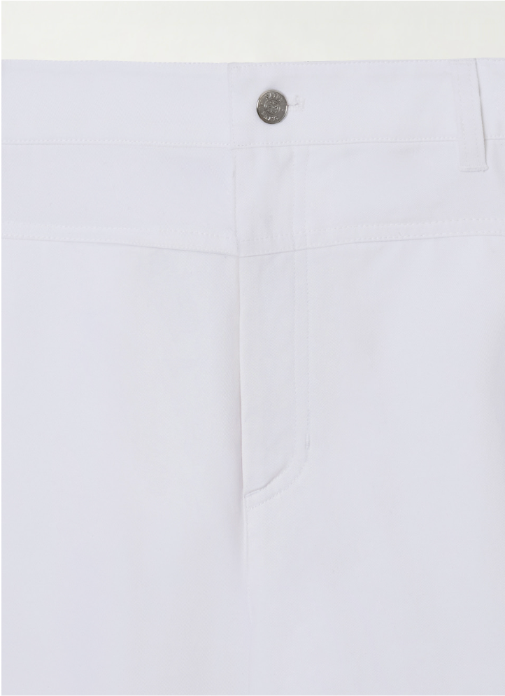 (M) Cotton Curved Pants
