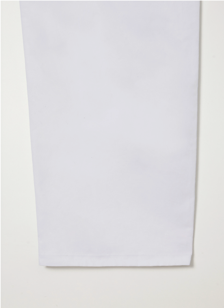 (M) Cotton Curved Pants
