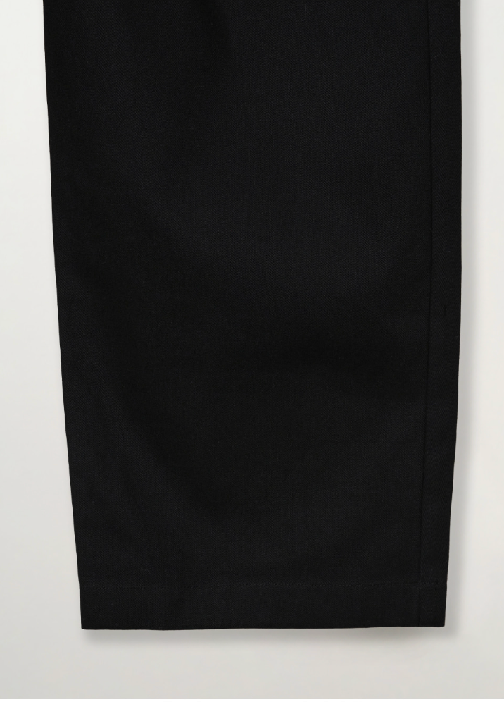 (W) Cotton Curved Pants