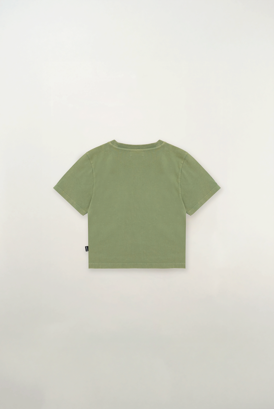 (W) Citron Tree Stone Washed Cropped T-shirt