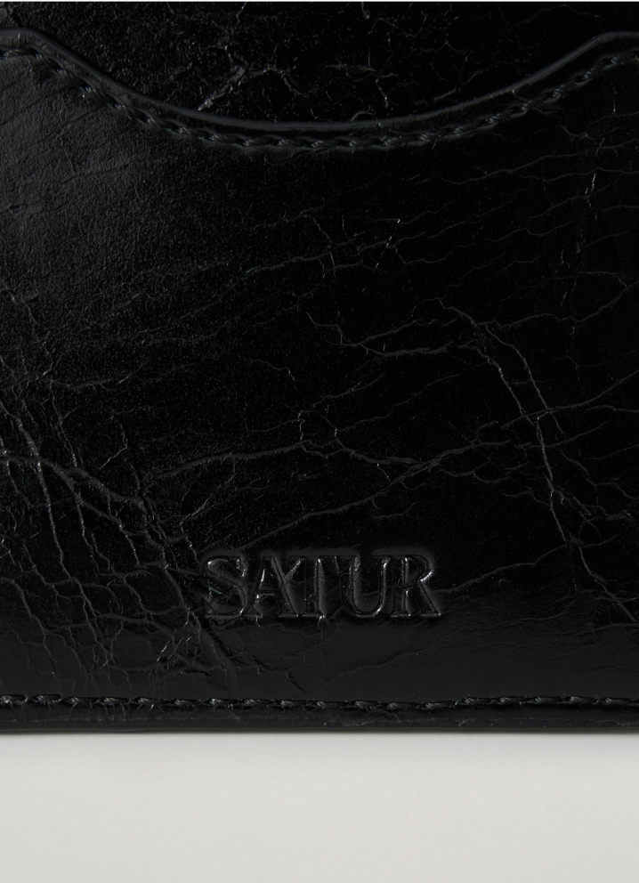 (U) Vintage Buckle Card Wallet