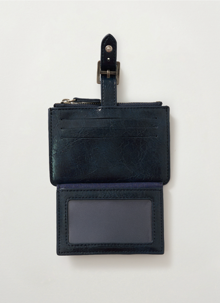 (U) Vintage Buckle Card Wallet