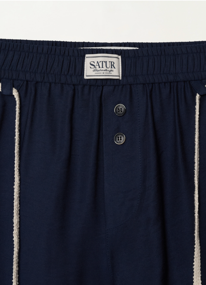 (U) Homewear Lace Up Banding Shorts.
