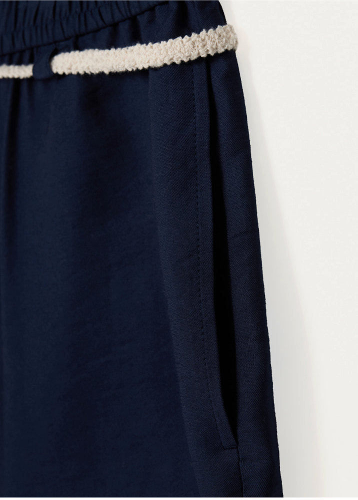(U) Homewear Lace Up Banding Shorts.