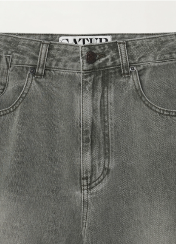 (M) Barrel Fit Color Denim Pants