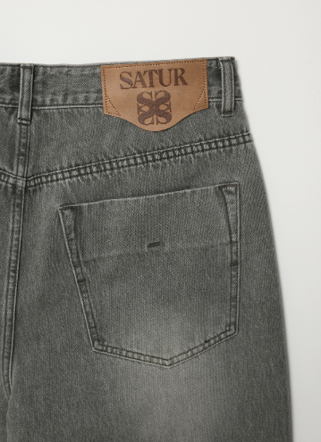 (M) Barrel Fit Color Denim Pants