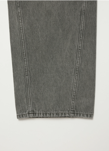 (M) Barrel Fit Color Denim Pants