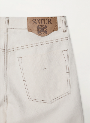 (M) Barrel Fit Color Denim Pants