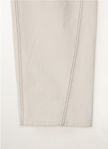 (M) Barrel Fit Color Denim Pants
