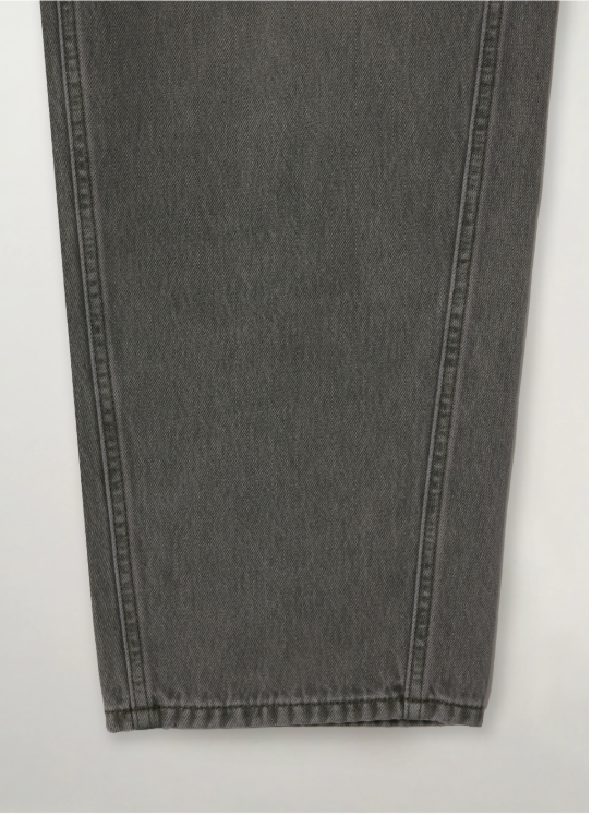 (W) Barrel Fit Color Denim Pants