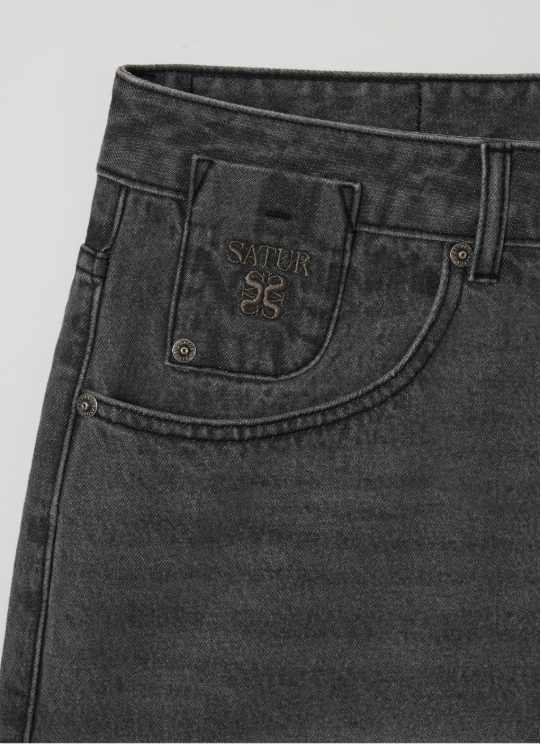 (M) Carpenter Bermuda Denim Pants